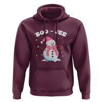 Bougie Snowman Hoodie Pink Christmas Xmas Gifts