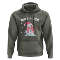 Bougie Snowman Hoodie Pink Christmas Xmas Gifts