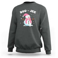 Bougie Snowman Sweatshirt Pink Christmas Xmas Gifts - Wonder Print Shop