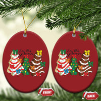 Xmas Cake Tree Bow Christmas Ornament Tis The Season - Wonder Print Shop