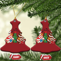 Xmas Cake Tree Bow Christmas Ornament Tis The Season - Wonder Print Shop