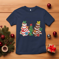 Christmas Cake Tree Bow T Shirt Tis The Season - Wonder Print Shop