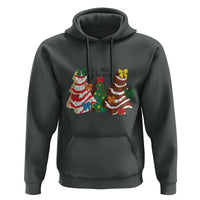 Christmas Cake Tree Bow Hoodie Tis The Season