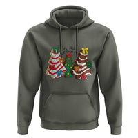 Christmas Cake Tree Bow Hoodie Tis The Season