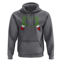 Christmas Skeleton Heart Hands Hoodie
