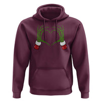 Christmas Skeleton Heart Hands Hoodie
