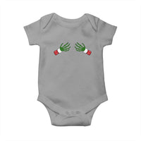 Funny Christmas Baby Onesie Women's Boob Skeleton Hand