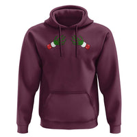 Funny Christmas Hoodie Women's Boob Skeleton Hand
