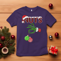Funny Couples Christmas T Shirt Chest And Nuts Matching Holiday Skeleton Hand - Wonder Print Shop