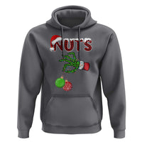 Funny Couples Christmas Hoodie Chest And Nuts Matching Holiday Skeleton Hand - Wonder Print Shop