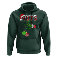 Funny Couples Christmas Hoodie Chest And Nuts Matching Holiday Skeleton Hand - Wonder Print Shop