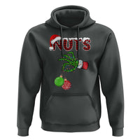 Funny Couples Christmas Hoodie Chest And Nuts Matching Holiday Skeleton Hand - Wonder Print Shop