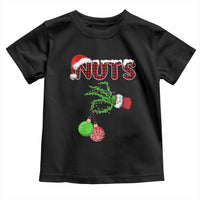 Funny Couples Christmas Toddler T Shirt Chest And Nuts Matching Holiday Skeleton Hand - Wonder Print Shop