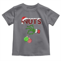Funny Couples Christmas Toddler T Shirt Chest And Nuts Matching Holiday Skeleton Hand - Wonder Print Shop