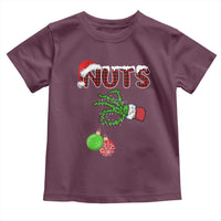 Funny Couples Christmas Toddler T Shirt Chest And Nuts Matching Holiday Skeleton Hand - Wonder Print Shop