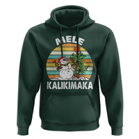Vintage Cute Mele Kalikimaka Christmas Hoodie Funny Snowman Palm Tree Beach Tropical Xmas Gift Family Holiday