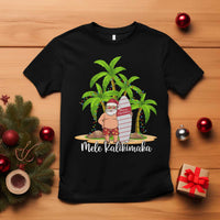 Mele Kalikimaka Hawaiian Christmas In July Hawaii Santa T Shirt Xmas Beach Family Vacation - Wonder Print Shop