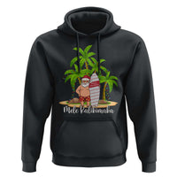 Mele Kalikimaka Hawaiian Christmas In July Hawaii Santa Hoodie Xmas Beach Family Vacation