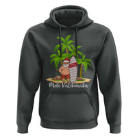 Mele Kalikimaka Hawaiian Christmas In July Hawaii Santa Hoodie Xmas Beach Family Vacation