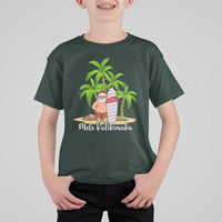 Mele Kalikimaka Hawaiian Christmas In July Hawaii Santa T Shirt For Kid Xmas Beach Family Vacation - Wonder Print Shop