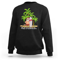 Mele Kalikimaka Hawaiian Christmas In July Hawaii Santa Sweatshirt Xmas Beach Family Vacation - Wonder Print Shop