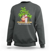 Mele Kalikimaka Hawaiian Christmas In July Hawaii Santa Sweatshirt Xmas Beach Family Vacation - Wonder Print Shop