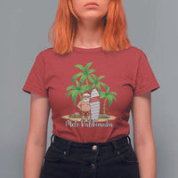 Mele Kalikimaka Hawaiian Christmas In July Hawaii Santa T Shirt For Women Xmas Beach Family Vacation - Wonder Print Shop