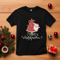 Mele Kalikimaka Hawaiian Christmas In July Hawaii Santa T Shirt Watermelon Summer Tree Tropical Xmas Gift Family Holiday - Wonder Print Shop