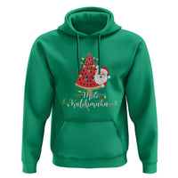 Mele Kalikimaka Hawaiian Christmas In July Hawaii Santa Hoodie Watermelon Summer Tree Tropical Xmas Gift Family Holiday
