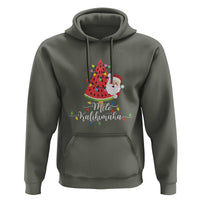 Mele Kalikimaka Hawaiian Christmas In July Hawaii Santa Hoodie Watermelon Summer Tree Tropical Xmas Gift Family Holiday