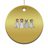 Xmas Ghost Dog Christmas Ornament - Wonder Print Shop