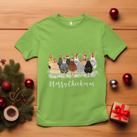 ute Christmas Chickens T Shirt Xmas Farm Animals - Wonder Print Shop