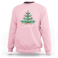 Merry & Bright Christmas Sleigh Sweatshirt - Wonder Print Shop