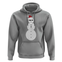 Funny Angry Snowman Hoodie Gangster Snowmen Rap Hip Hop