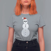 Funny Angry Snowman T Shirt For Women Gangster Snowmen Rap Hip Hop - Wonder Print Shop