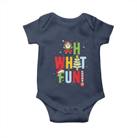 Funny Christmas Santa Baby Onesie Oh What Fun Christmas Tree And Wreath