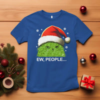 Christmas Cat T Shirt Ew People Meowy Kitten Lovers - Wonder Print Shop