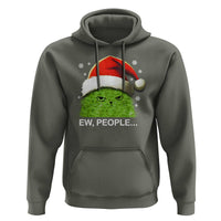 Christmas Cat Hoodie Ew People Meowy Kitten Lovers