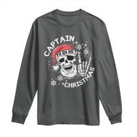 Pirate Christmas Long Sleeve Shirt Skull Skeleton Lights Pirates Caribbean Cruise