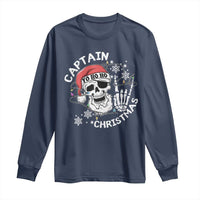 Pirate Christmas Long Sleeve Shirt Skull Skeleton Lights Pirates Caribbean Cruise