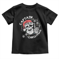 Pirate Christmas Toddler T Shirt Skull Skeleton Lights Pirates Caribbean Cruise