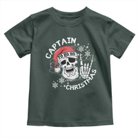 Pirate Christmas Toddler T Shirt Skull Skeleton Lights Pirates Caribbean Cruise