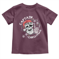 Pirate Christmas Toddler T Shirt Skull Skeleton Lights Pirates Caribbean Cruise