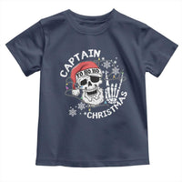 Pirate Christmas Toddler T Shirt Skull Skeleton Lights Pirates Caribbean Cruise