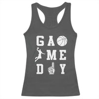 Game Day Basketball Racerback Tank Top Basketball Mom Sports Fan - Wonder Print Shop