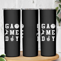 Game Day Basketball Skinny Tumbler Basketball Mom Sports Fan - Wonder Print Shop
