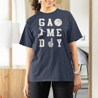 Game Day Basketball T Shirt For Women Basketball Mom Sports Fan - Wonder Print Shop