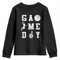 Game Day Basketball Youth Sweatshirt Basketball Mom Sports Fan - Wonder Print Shop