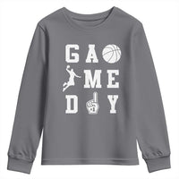 Game Day Basketball Youth Sweatshirt Basketball Mom Sports Fan - Wonder Print Shop