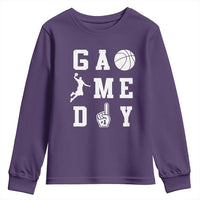 Game Day Basketball Youth Sweatshirt Basketball Mom Sports Fan - Wonder Print Shop